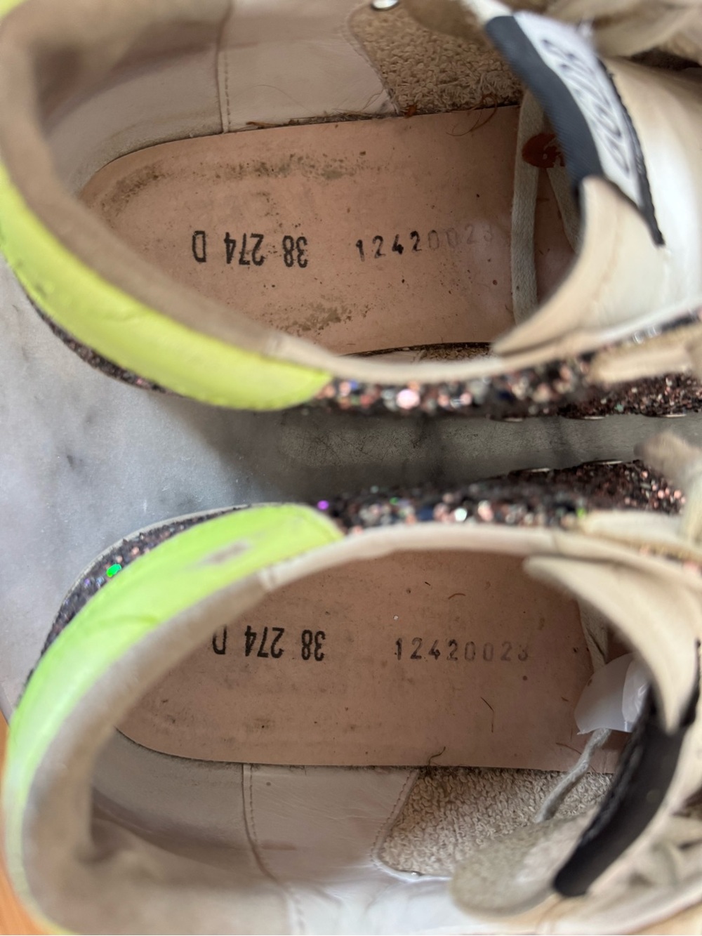 Golden Goose Superstar Glitter Size 38 - Picture 7 of 9